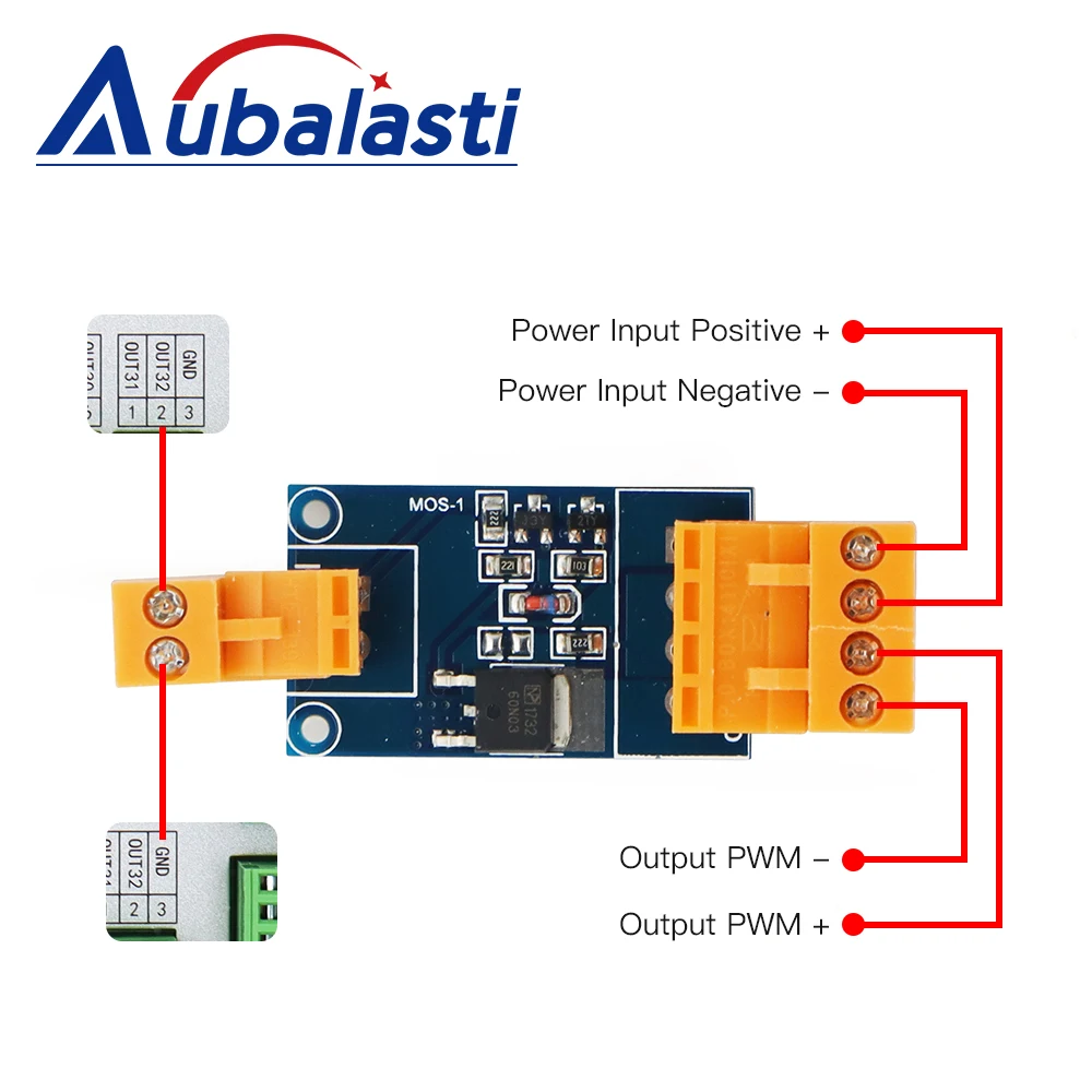 MOS-трубка с полевым эффектом ШИМ-регулируемый модуль питания 5-24 В плата