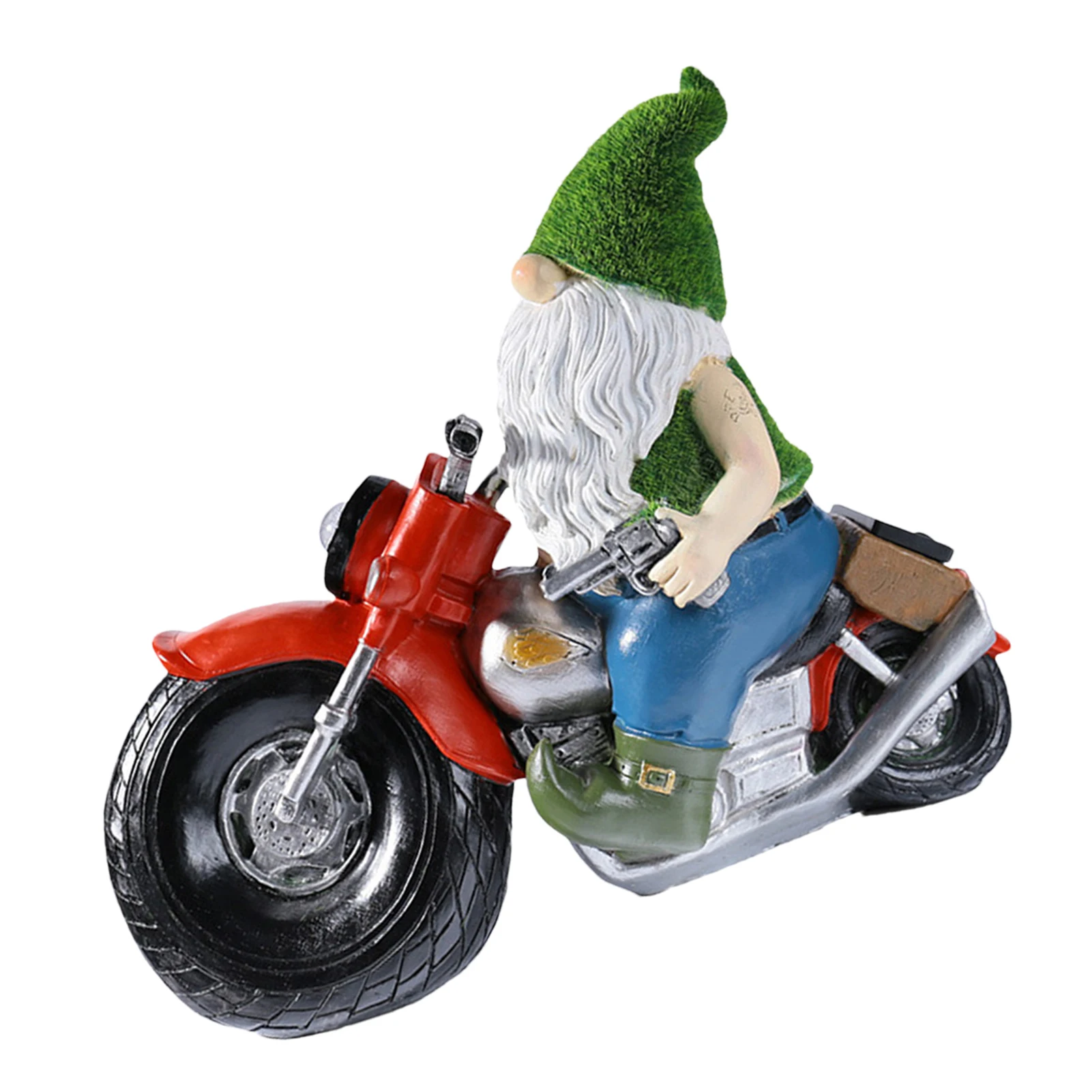 

Biker Garden Gnomes Outdoor Biker Gnome Figurine Garden Gifts Ornament Resin Handicraft Figurines For Home Garden Patio Lawn