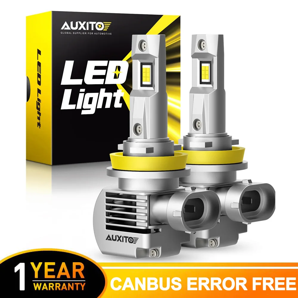 AUXITO Car Head Light Led Bulb H8 H11 LED No Error 100W H4 9012 9005 Headlamp 20000LM for Toyota Prius Tundra Auris Nissan Rogue