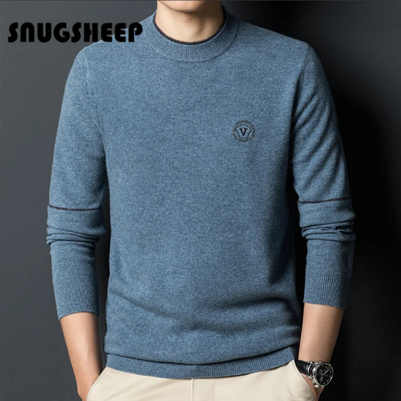 

rhinestone graphic wool pullover men sweater thick mens funky sweaters top clothing man jerseys oversize japan style long sleeve