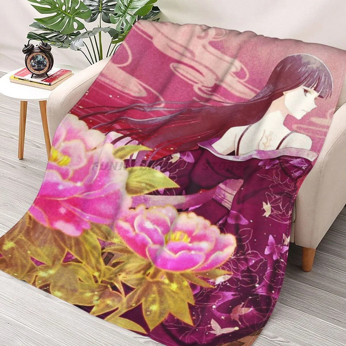 

Eden Rin (корзина для фруктов) бросает одеяло с коллажем Фланелевое ультра-мягкое теплое одеяло для пикника покрывало на кровать