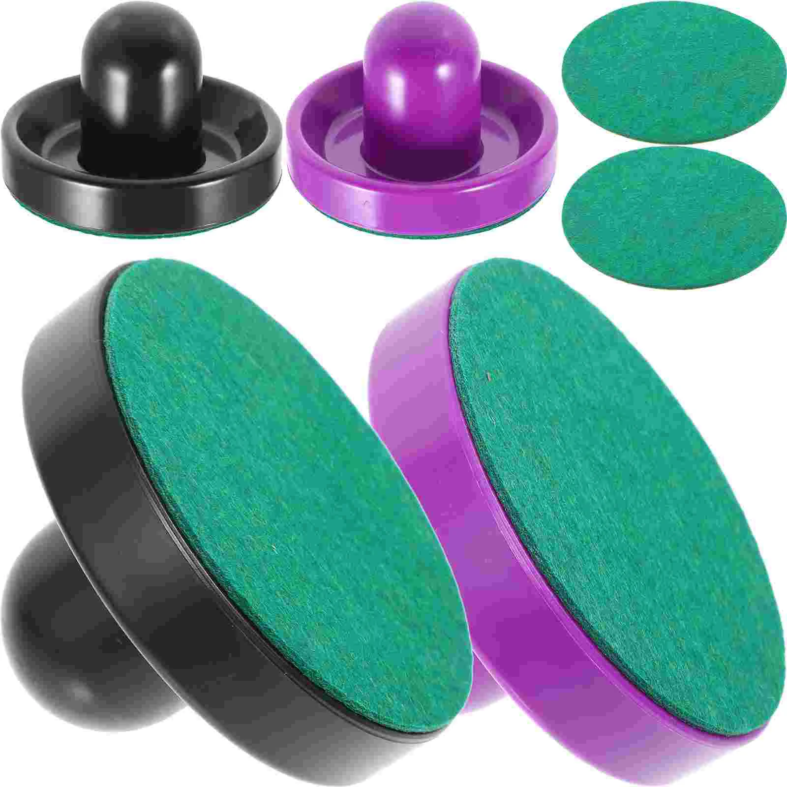 

1 Set Ice Hockey Pucks Tabletop Hockey Pusher Plastic Ice Hockey Paddles Table Ice Hockey Supplies