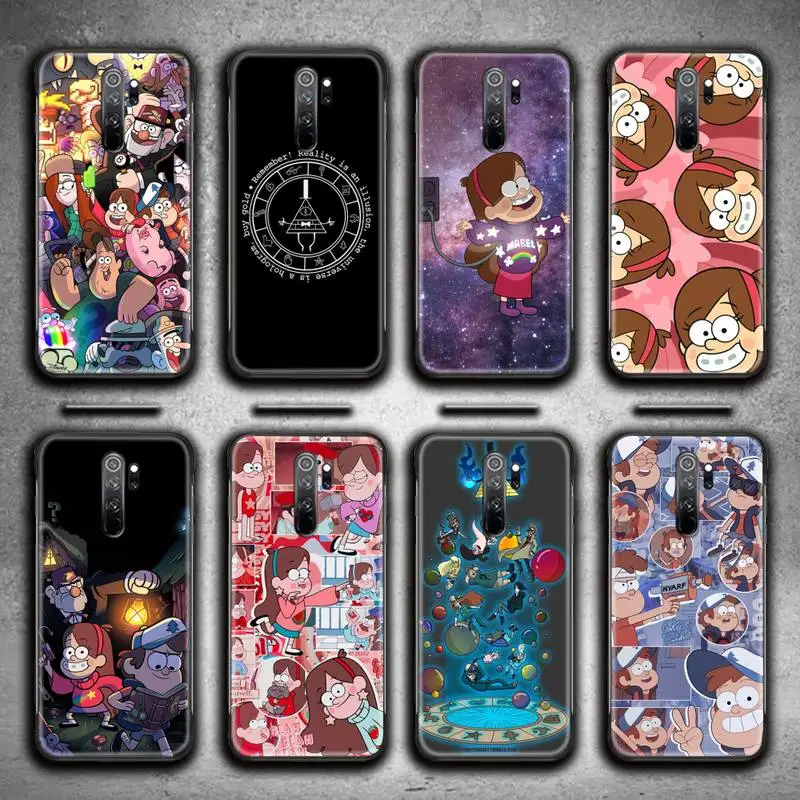 Cartoon Gravity Falls Phone Case for Redmi 9A 9 8A Note 11 10 9 8 8T Pro Max K20 K30 K40 Pro