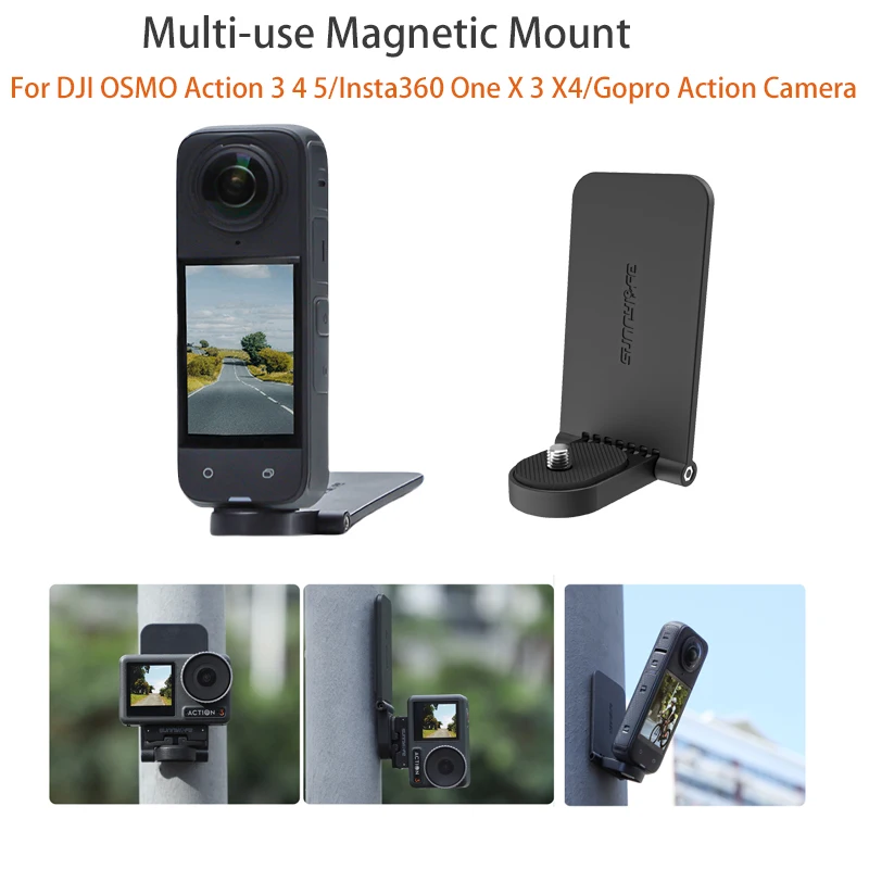 Магнитное крепление для Insta360 X4 Go 3S Ace Pro 2 регулируемая настольная подставка