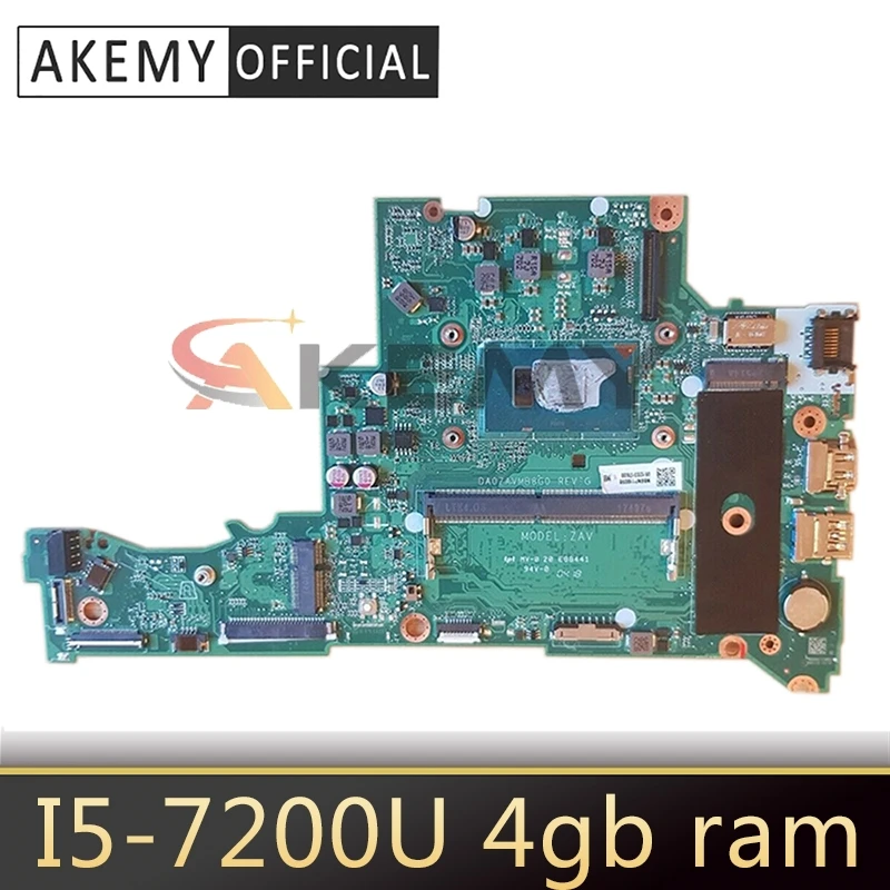 

For ACER aspire a315 A315-51 Laptop Motherboard com SR342 cpu I5-7200U 4gb ram da0zavmb8g0 Mainboard