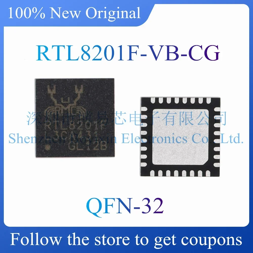 НОВЫЙ RTL8201F-VB-CG.Оригинальный продукт.Пакет QFN32