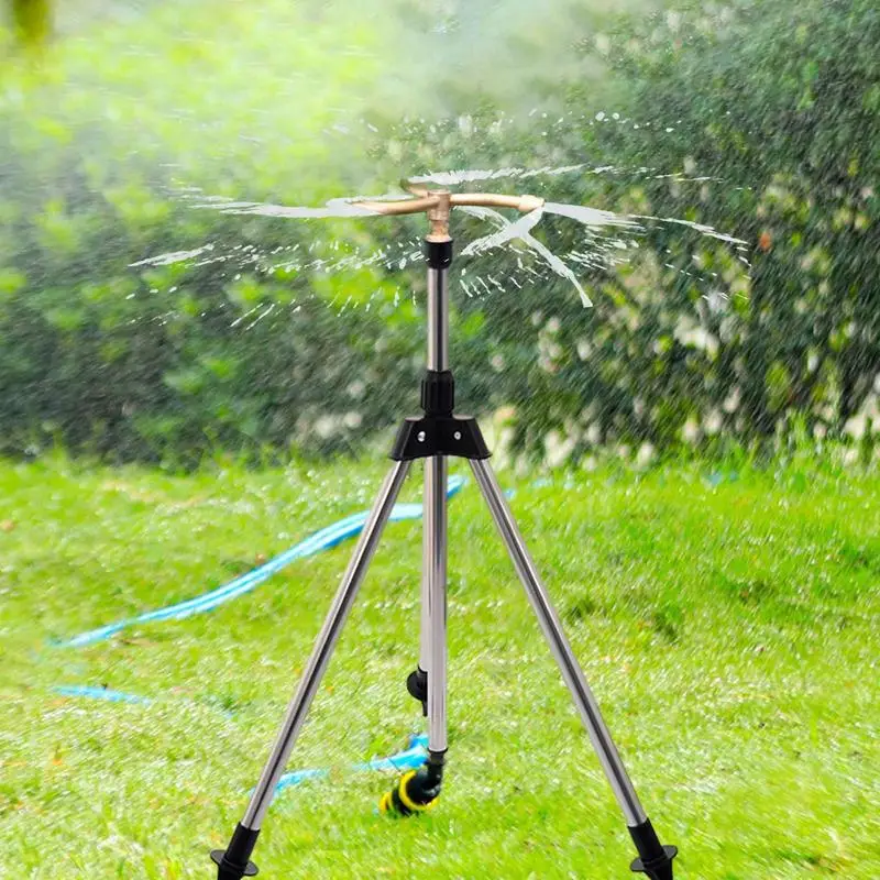 

Large Area Sprinkler Irrigation Water Sprayer 360 Degree Rotating Sprinkler Water Sprinklers With Tripod Design Garden Supplies