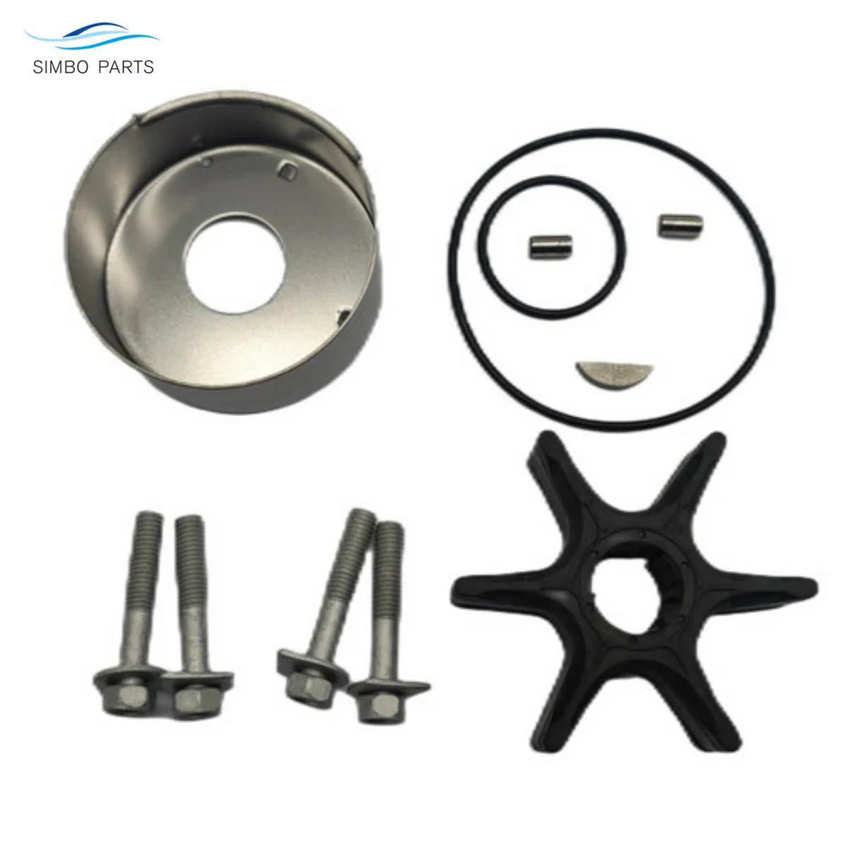 

6P2-W0078-00 Water Pump Impeller Kit For Yamaha F/VF 225 250 HP 4 Stroke VZ 200 225 250 HP 2 Stroke Outboard 6CB-W0078-00