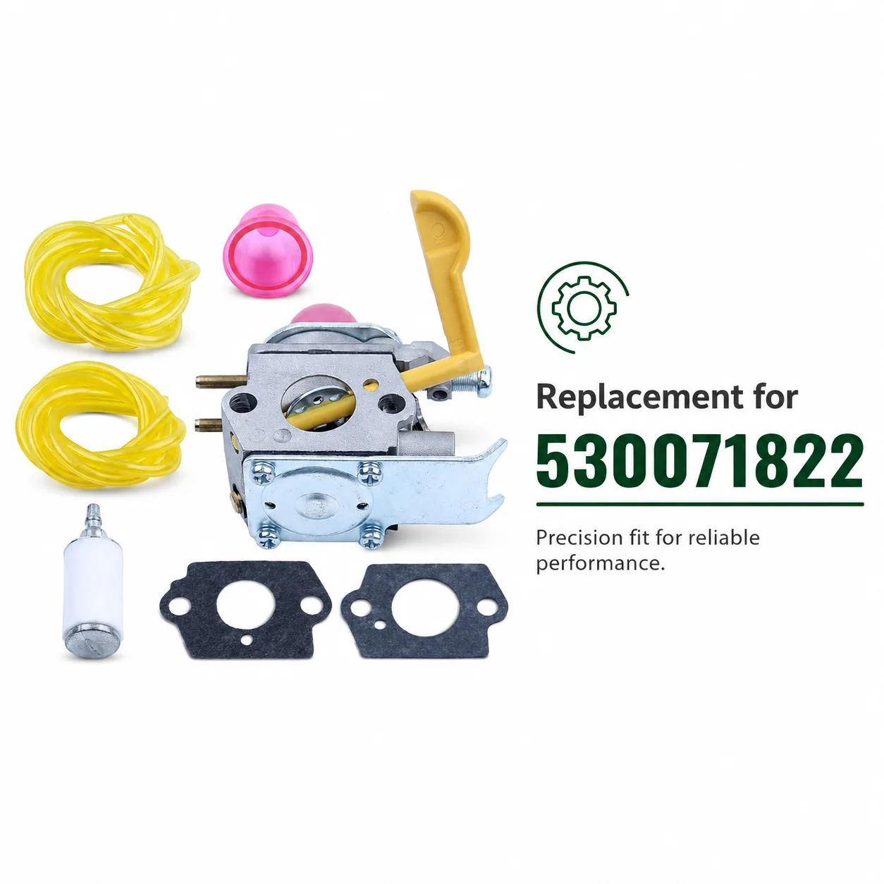 Фото Комплект карбюратора для Jonsered GT-2124C Partner B250 B L Type 2 Colibri II S XS 530071822, комплект для настройки, запасные части для триммера №2