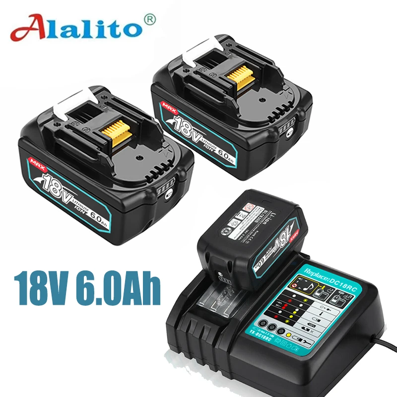 

2022 Upgraded 18V Makita BL1860 BL1850B BL1850 BL1840 BL1830 BL1820 BL1815 LXT-400 Replacement Lithium Battery