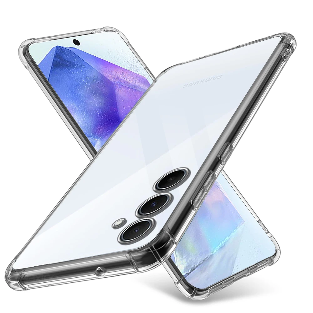 Для Samsung Galaxy A55 A35 A25 A15 5G подушка безопасности противоскользящий корпус бампер