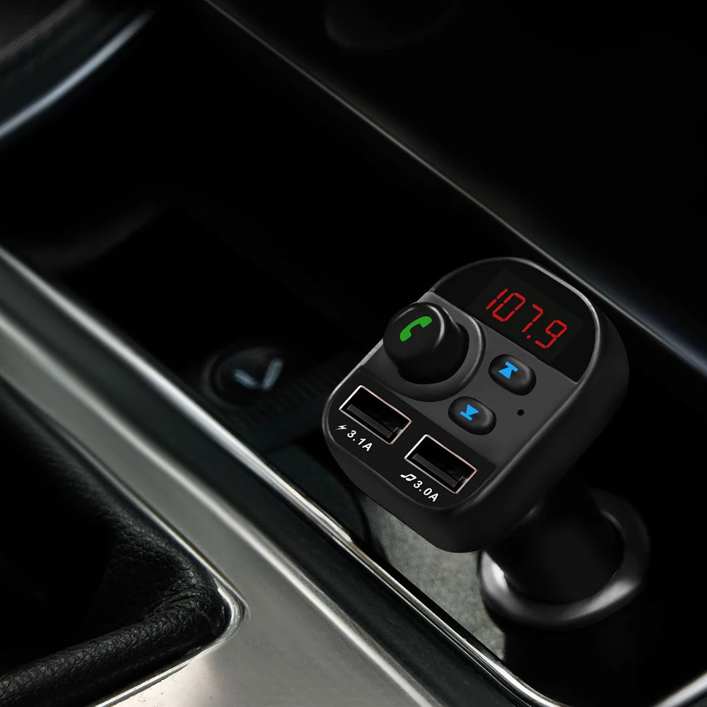 Многофункциональный автомобильный Bluetooth FM-передатчик Радио MP3 беспроводной