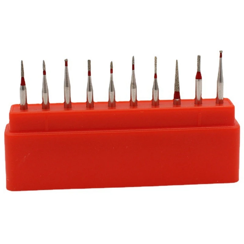 High-Speed Handpiece Bur, Bur Set, Emery Bur, 10 Packs