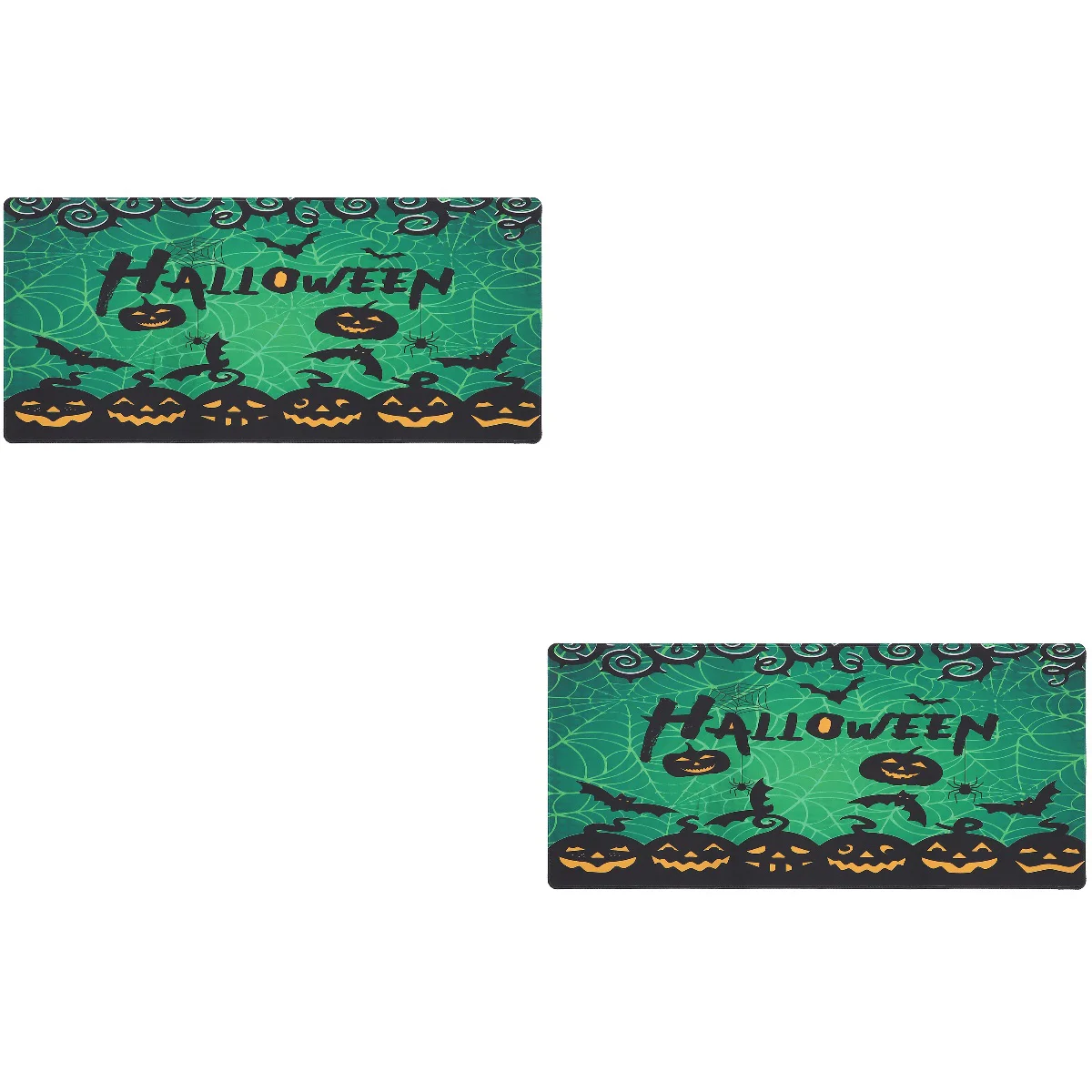 

2pcs Pumpkin Desk Mat Pad Large Gaming Pad Party Decoration