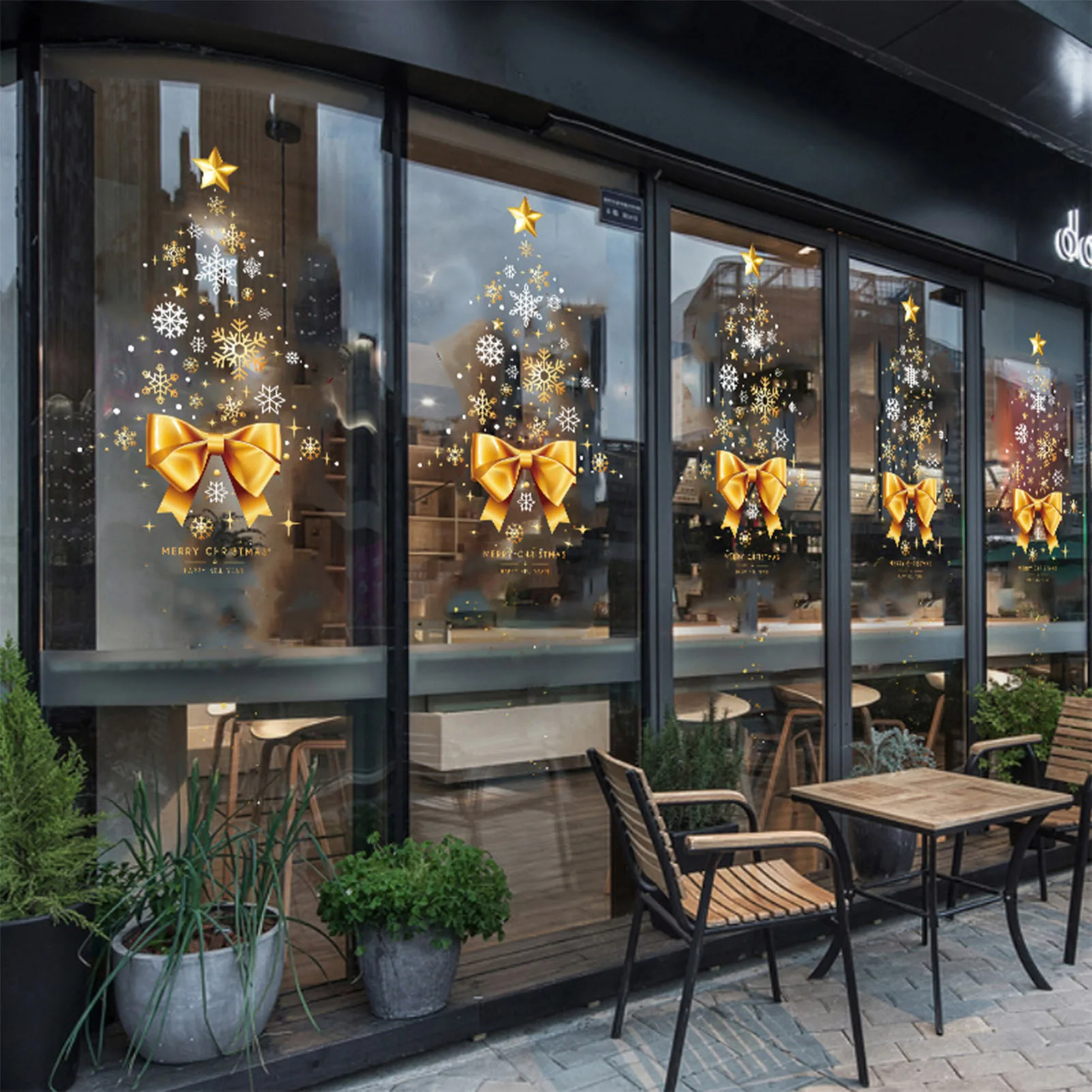 

Christmas Window Clings Stickers Christmas Windows Electrostatic Stickers Christmas Home Decoration Christmas Window Decoration