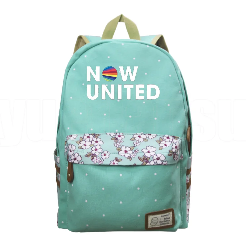 

Now United-Better Album Women Backpacks UN Team Harajuku Floral Travel Bags School Bags Teenage Girls Laptop Bookbag Sac A Dos