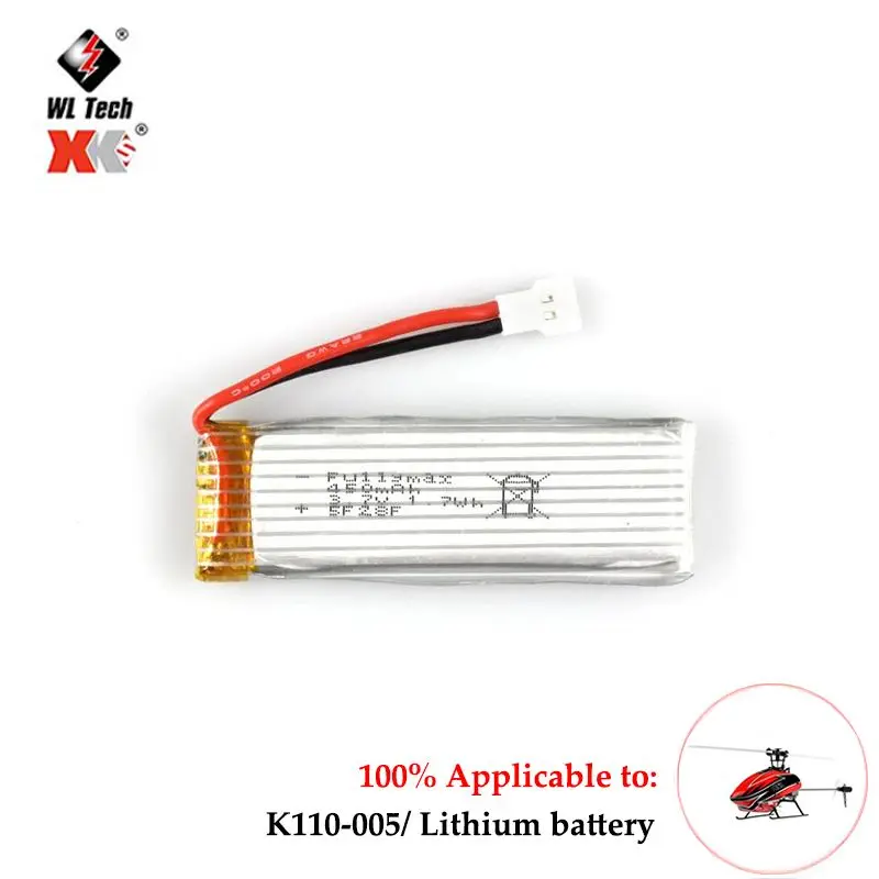 Фото Запчасти для радиоуправляемого вертолета Wltoys K110S XK: металлические лопасти, редуктор, хвостовой двигатель, роторная головка, кабина, ESC, плата приемника, сервопривод, главный вал, винты. №4