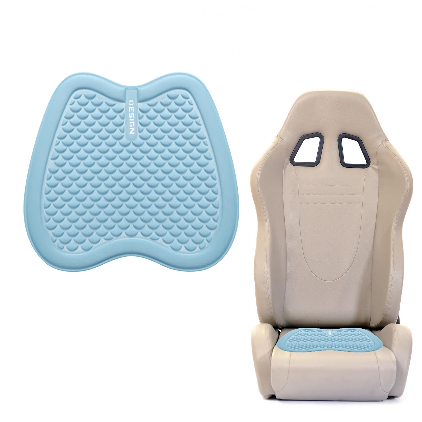 

19.7 Inch Vehicle Seat Cushion Mat Car Driving Seats Cushion Cover Pad Slip Proof Cushions For Sofas Benches Golf Cart Seats