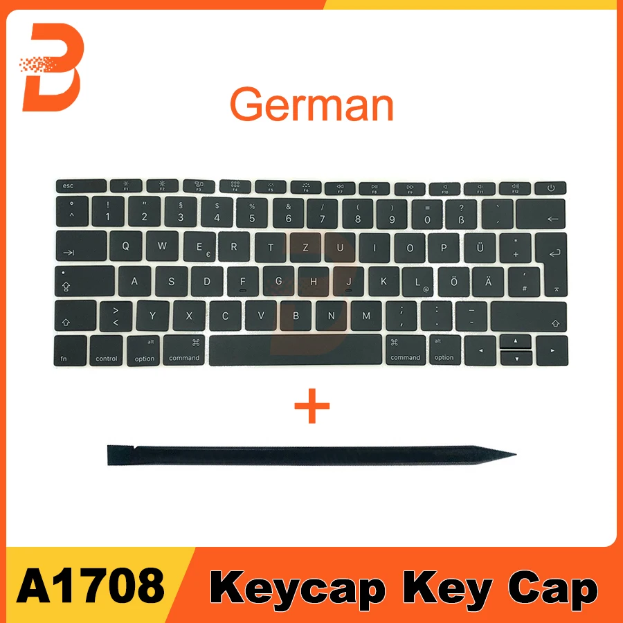 

Новые колпачки клавиатуры с инструментом для Macbook Pro Retina 13 дюймов A1708 немецкие клавиши 2016 2017 года