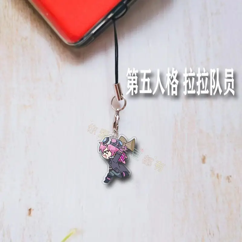 6 шт. Identity V Cheerleader мобильный ремешок-цепочка чехол для телефона милые акриловые