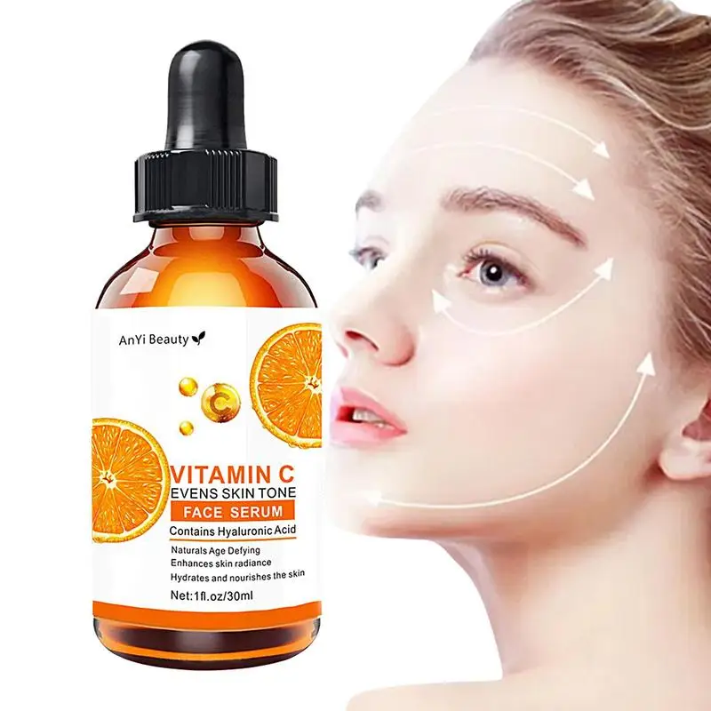 

Vitamin C Essence Hyaluronic Acid Facial Serum With Nicotinamide Natural Brightening Skin Essence For Dark Spot Uneven Skin Tone