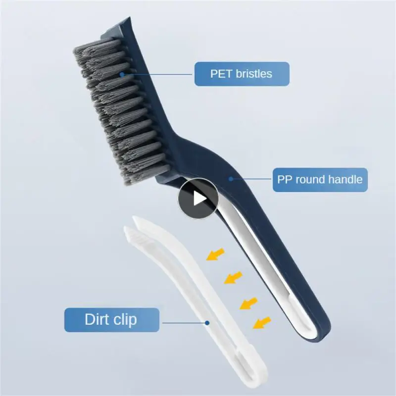 

Kitchen Ground Seam Brush 2-in -1 Brush And Clamp Cleaning Brush Hand-held Japanese Gap Brush Groove Cleaning Tool Bathroom Pp