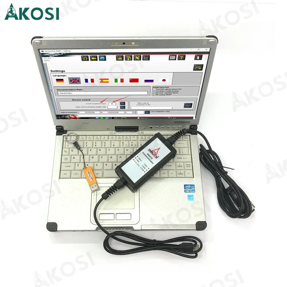 Диагностический комплект для serdia 2010 Deutz EMR MD1 LPG level6 диагностический ключ