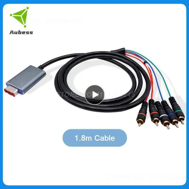

Ypbpr Av Output High Quality Picture High-quality Audio Ypbpr Video Cable 480p Supports 480i Component Video 5rca Ypbpr Cable