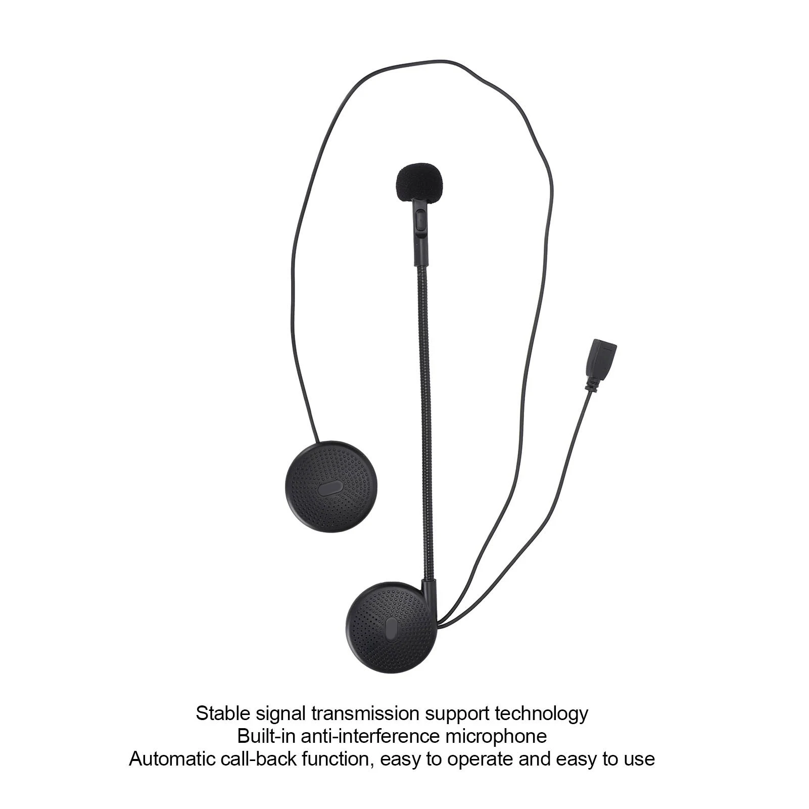 Гарнитура для мотоциклетного шлема с низким энергопотреблением большинства