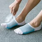 Носки мужские летние сетчатые, дышащие силиконовые Нескользящие, незаметные носки-тапочки, мужские низкие носки-лодочки, 5 пары