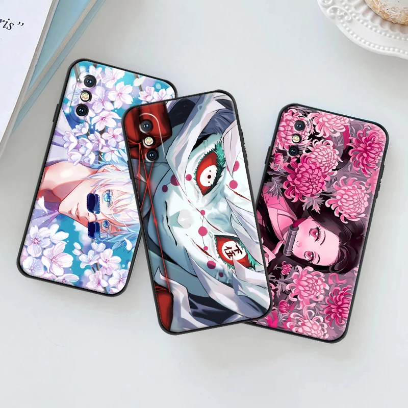

Hot Anime Demon Slayer Phone Case For Samsung Galaxy A72 A52 A51 A71 A42 A32 4G 5G A41 A31 A21S A11 Funda Coque Carcasa Cases