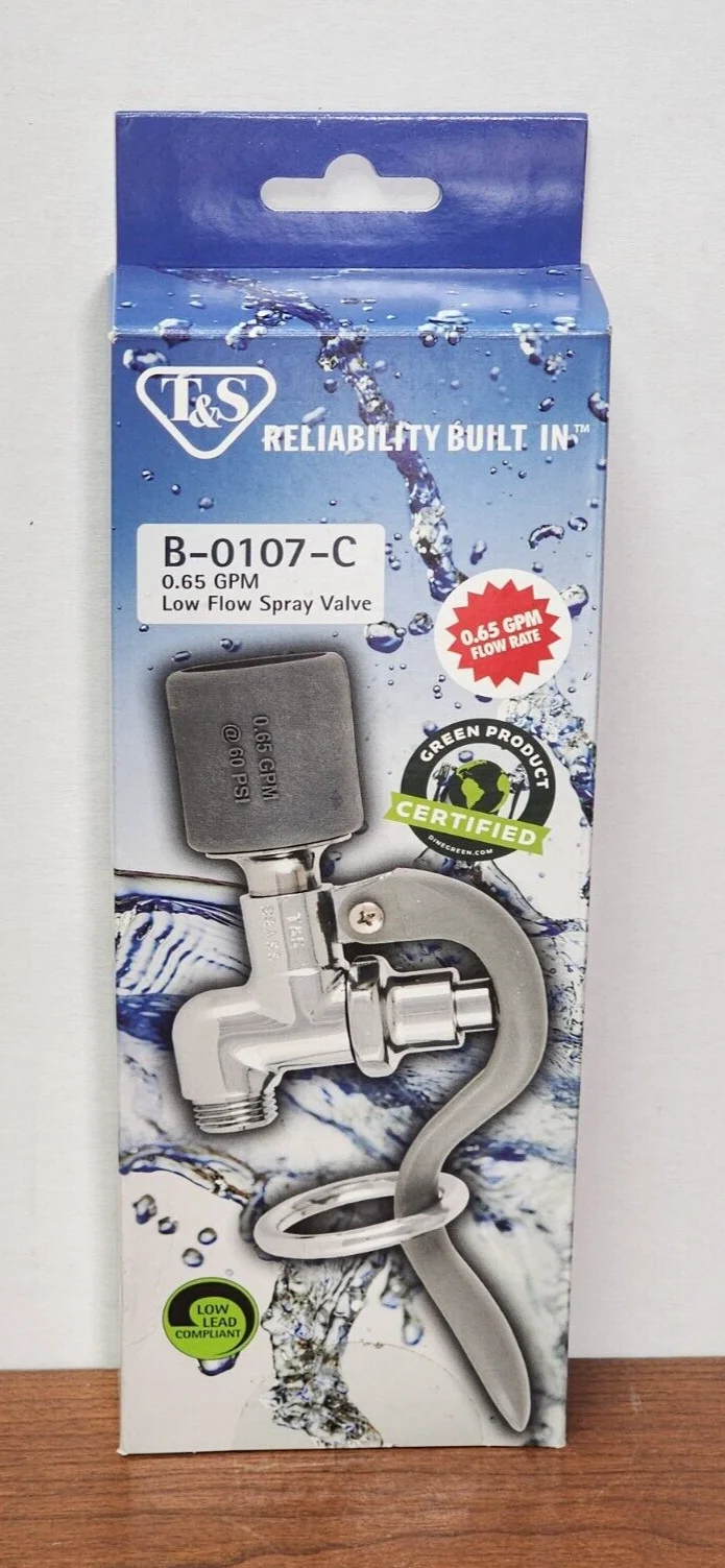 T&ampS B-0107-C Ultimate Спрей-клапан для предварительного ополаскивания с низким расходом