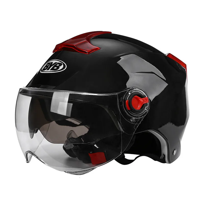 

Beschermende Helm Duitse Capacete Retro Motorhelmen Voor Vrouwen Voor Mannen Casco Mujer Casco Jet Anti Fog Open Helm