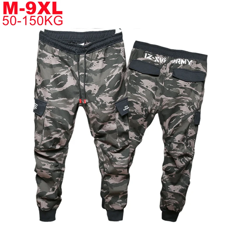 

Men's Camouflage Sweatpants Plus Size 10xl 9xl Joggers Militar Men Trousers Hip Hop Army Green Camo Pants Cotton Sportswear Man