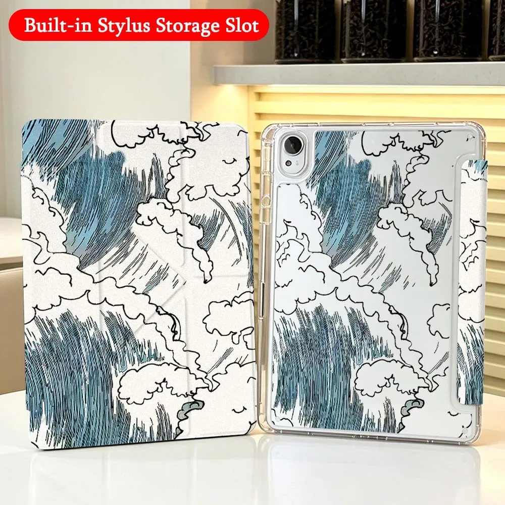 Фото Чехол Blue Wave Cloud для Huawei Honor Matepad Pad X10 X9 GT Pro V9 9 Air SE 12X 11.5 11 13.2 11.5s дюймов, складной чехол для планшета №1