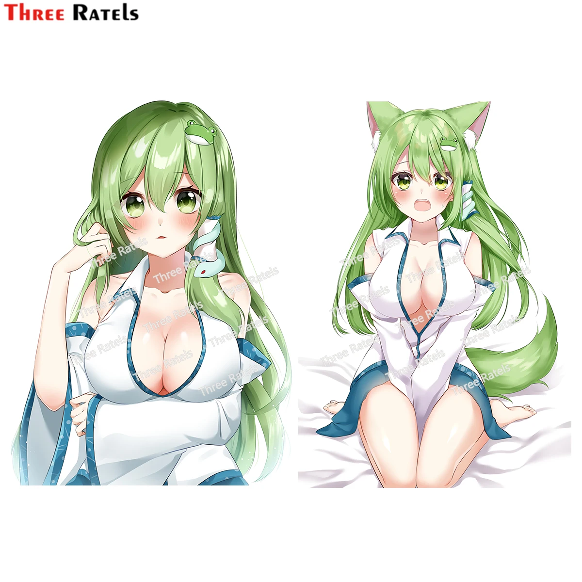 Автомобильная наклейка Three Ratels H242 Kochiya Sanae Touhou s для Volkswagen Bmw E46 Bmw E90 Passat B6 Автомобильная наклейка автомобильный аксессуар