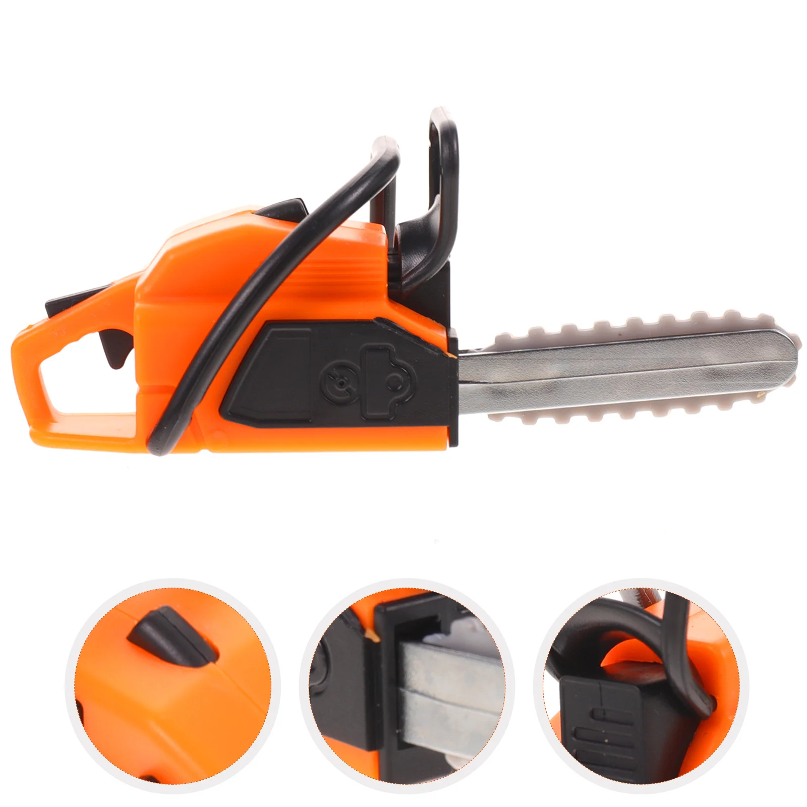 

Kid Chainsaw Toy Adorno Para Mesa De Garden Landscape Prop Accessories Kids Tools Pretend Worker Model