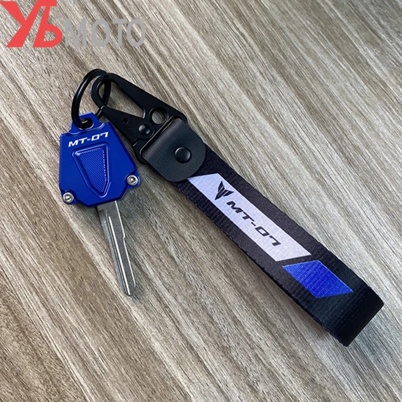 

Motorcycle Accessories CNC Key Case Cover Shell Keyring Key Chain For Yamaha MT07 FZ07 MT-07 TRACER 2014-2020 (not for 2021)