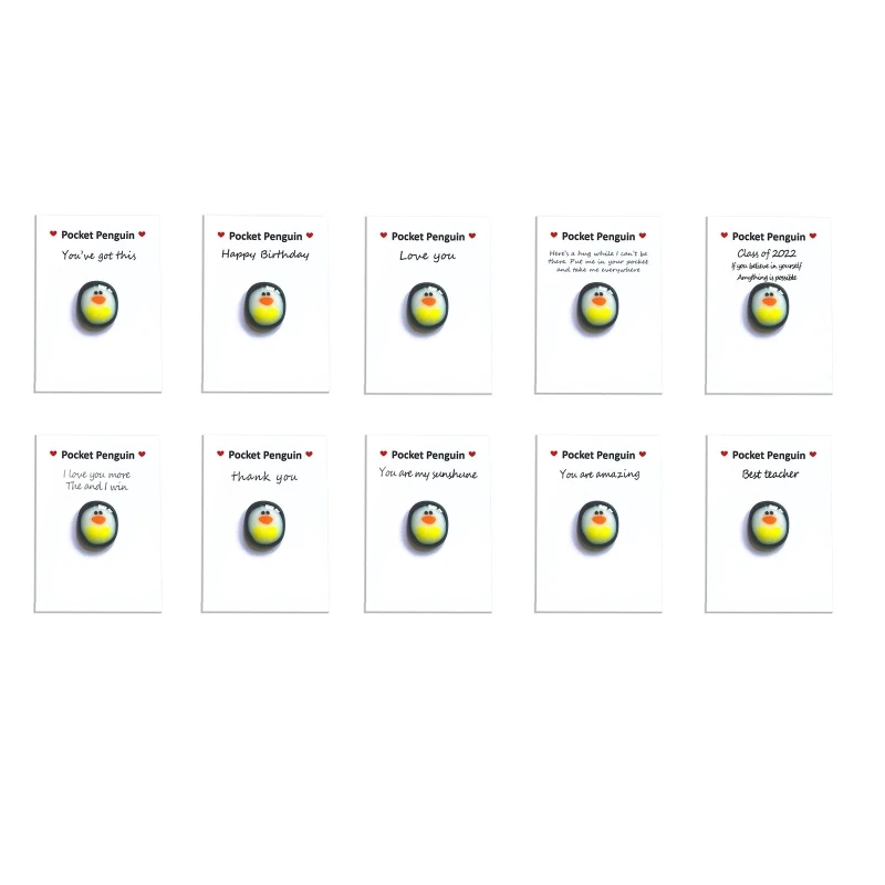 

Персонализированная фотография для дня рождения, маленький карманный мини-карман для обнимания пингвина