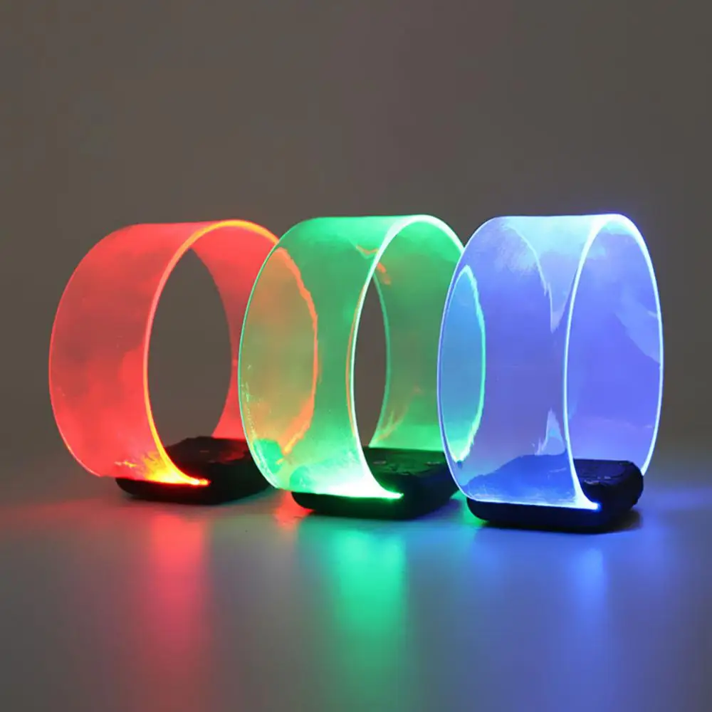 

Entertainment Party Running Armband Led Luminous Cheering Props Wristband Flashing Safety Light-emitting Bracelet Battery