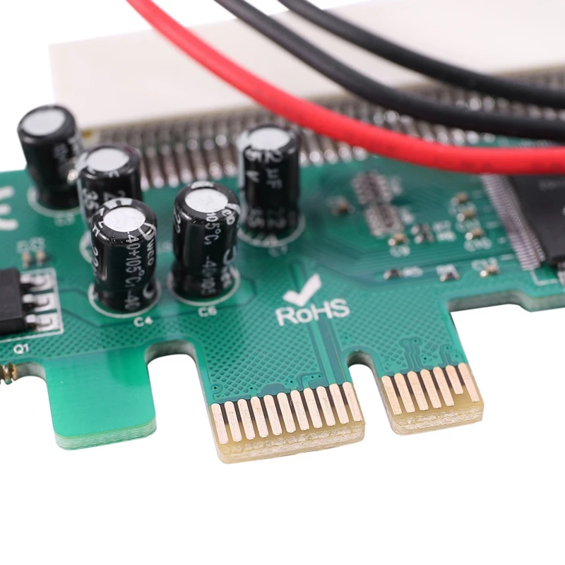 2X PCI-Express к PCI-адаптеру PCI-E X1/X4/X8/X16 слот с 4-контактным кабелем питания