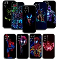 marvel comics logo phone cases for xiaomi redmi 7 7a 9 9a 9t 8a 8 2021 7 8 pro note 8 9 note 9t cases funda back cover