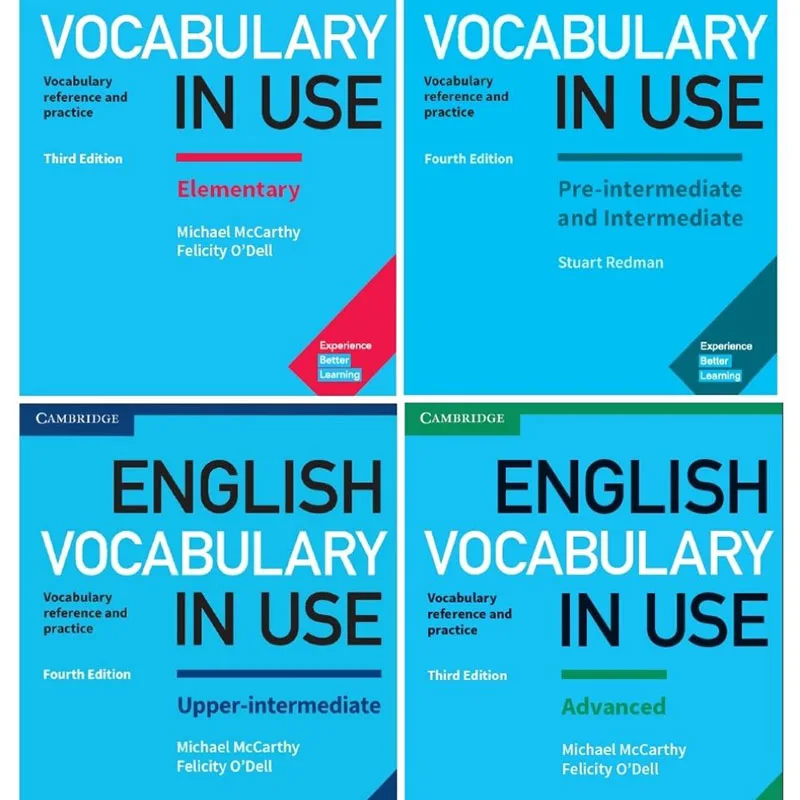 4Books  Cambridge English Vocabulary Books Advanced English Grammar Reading Books