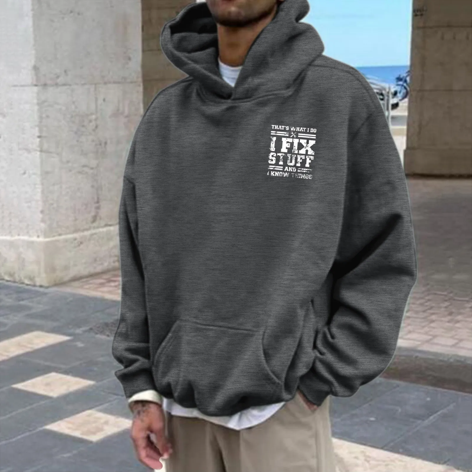 

Men's Casual Pullover Hoodies Sweatshirt Oversized Tops Harajuku Hoodie Plus Size Men's Sweatshirt Outfits Moletom Masculinos