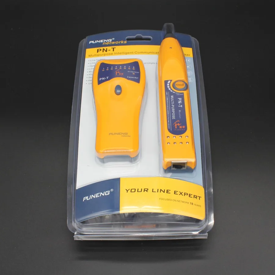 Original Puneng PN-T Telephone Wire Tracker Finder Telephone Cable Detector Ethernet LAN Network Cable Tester Line Finder Gadget