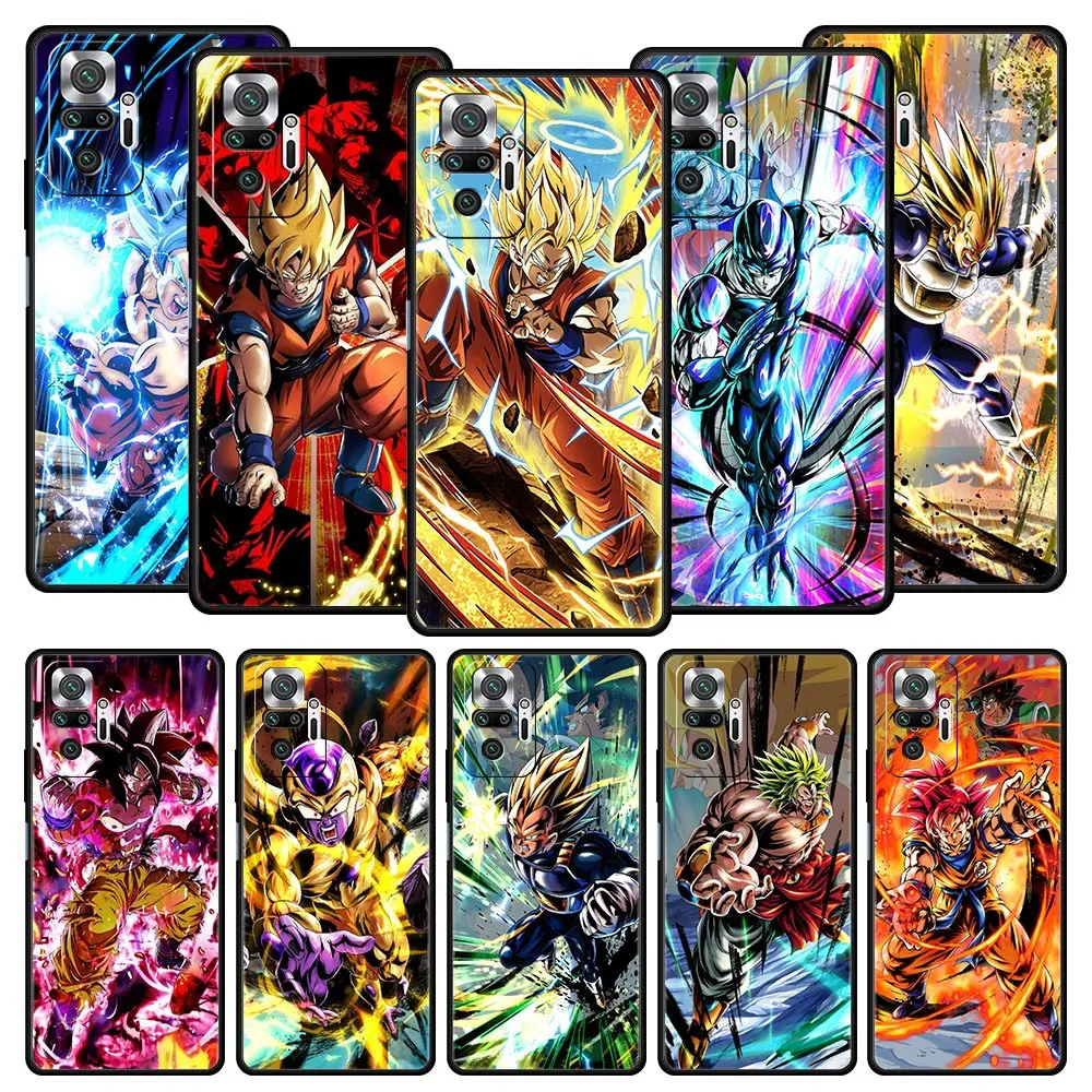 

Dragon Ball Son Goku Phone Case For Xiaomi Redmi Note 11 10 9 8 Pro 11S 10S 9S 7 8T 9T 9A 8A 9C K40 Gaming 11T 5G Soft Cover