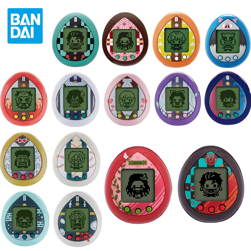 

Bandai Original Demon Slayer Kamado Tanjirou Kamado Nezuko Electronic Pet Machine Anime Accessories Toys Gifts Mini Toys