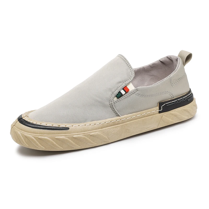 

PUPUDA Men Loafers Summer Casual Vulcanized Shoes Sneakers Comfortable Slip On Walking Canvas Shoes 2023 Soft Men's Sneakers