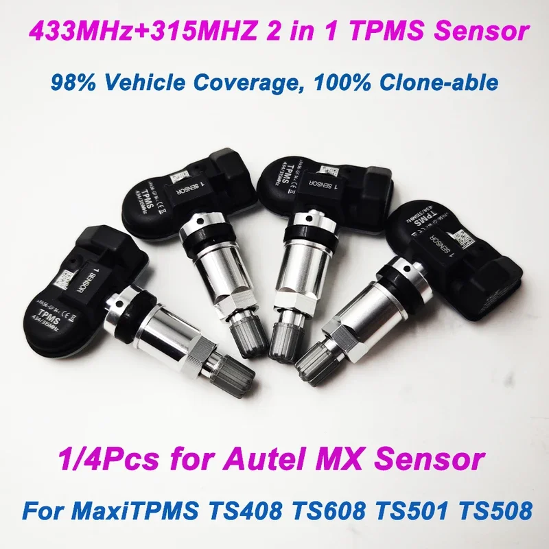 Новый датчик MX Autel 2 в 1 433 МГц 315 TPMS для TS501 TS508 TS601 TS608 ITS600E MK808TS MK808S-TS MP808TS MX-Sensor