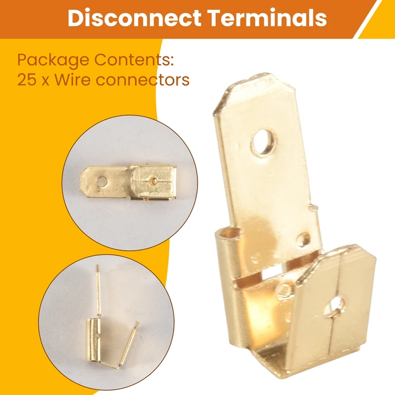 

Латунные быстроразъемные соединители Piggyback, 25 шт.